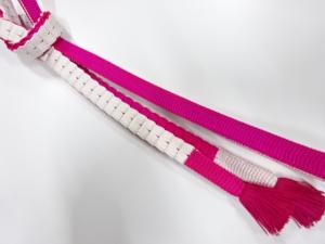 正絹　撚り房　手組帯締め
